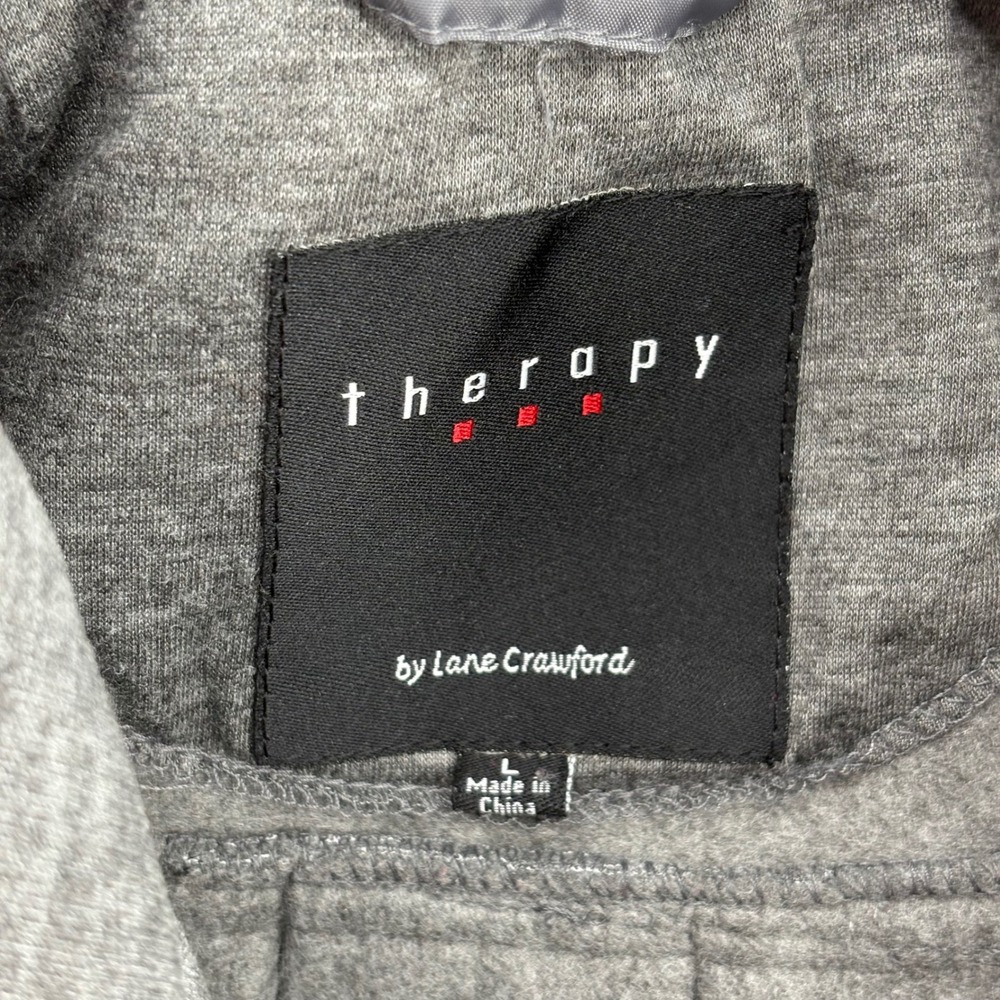 Therapy by Lane Crawford Women's LG Gray Hooded‎ Double Breasted Pea Coat Jacket - Picture 8 of 8